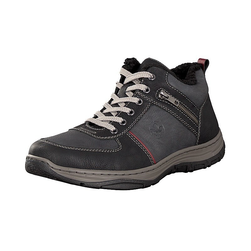 Rieker 16331 Mens Black Lace Up Shoes (7071-267)